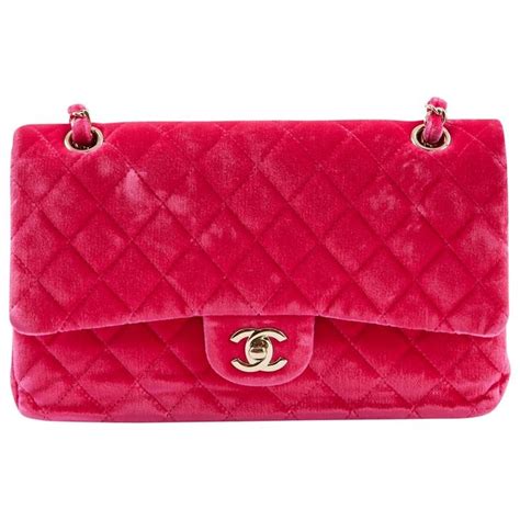 Timeless/classique handbag Chanel Pink in Cotton 